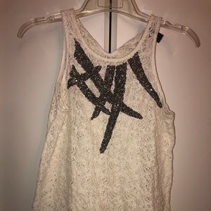 BKE Boutique Lace Tank Top